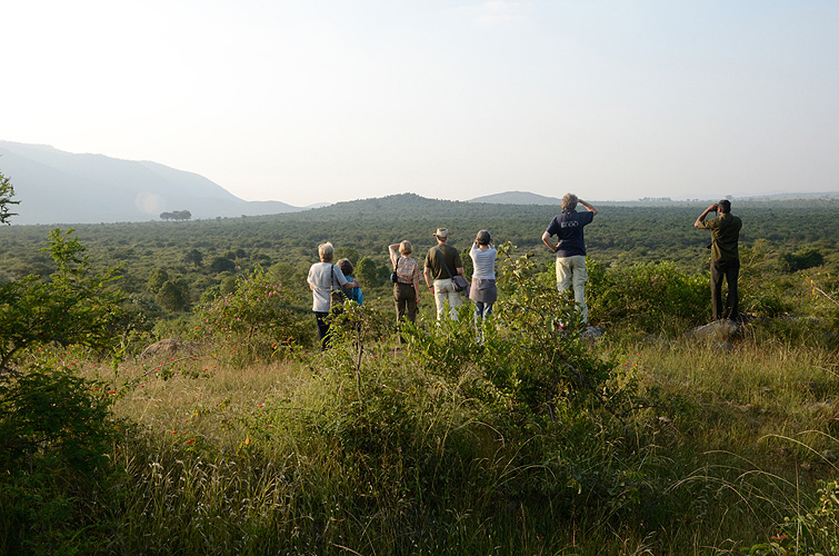 Ausblick im Bandipur-Nationalpark, Karnataka - Touristen 14
