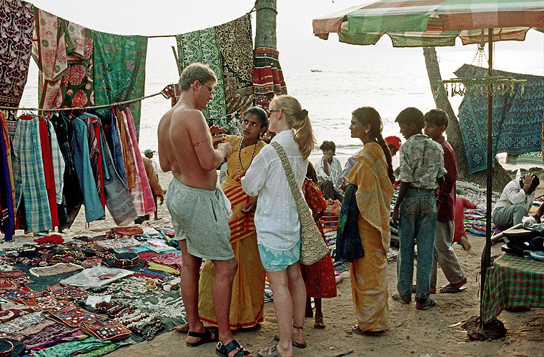 Hippie-Flohmarkt in Anjuna, Goa - Goa 20