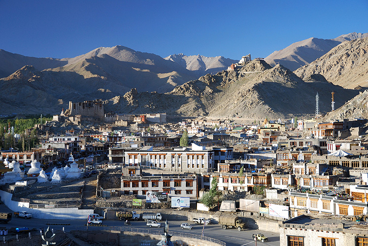 Blick auf die Hauptstadt Leh - Ladakh 23