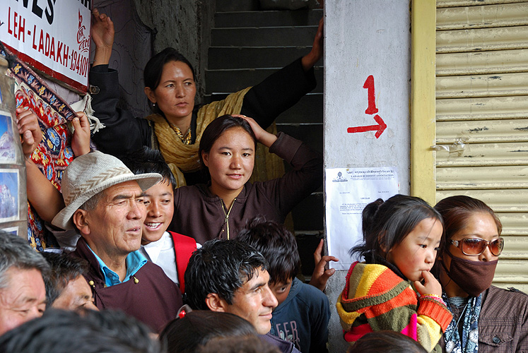 Bewohner der Hauptstadt Leh - Ladakh 27