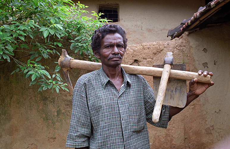 Landmann in West-Bengalen 