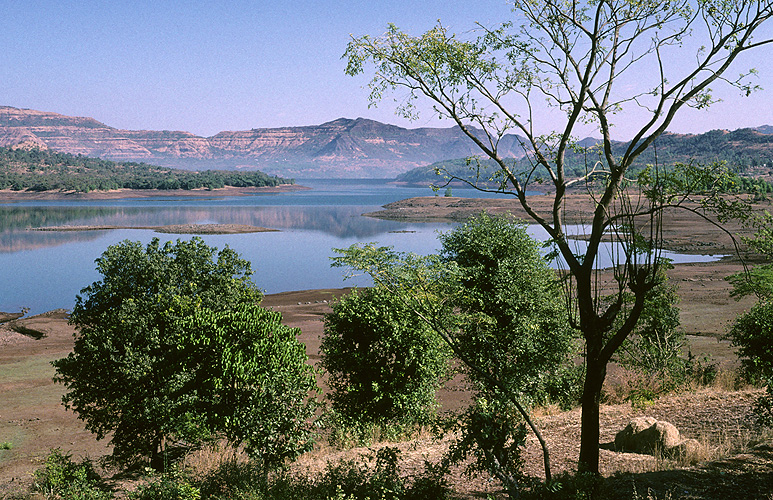 Der Stausee von Mulshi nahe Pune  - Western Ghats 13