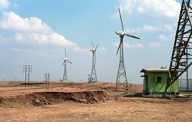 Windkraftanlage in Maharashtra 
