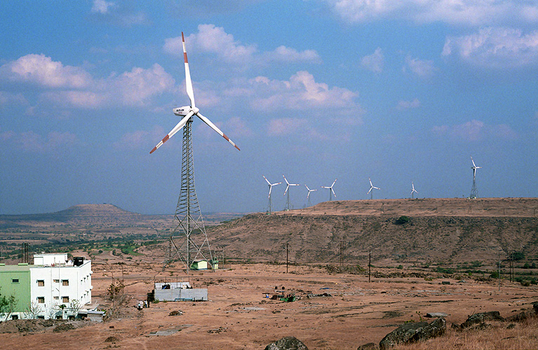 Windkraftanlage in Maharashtra  