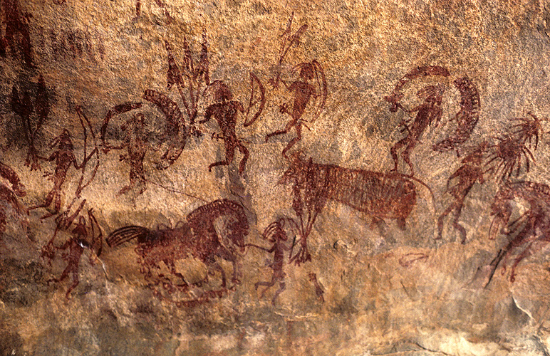 Höhlenzeichnungen in Bhimbetka, Madhya Pradesh - Geschichte 23