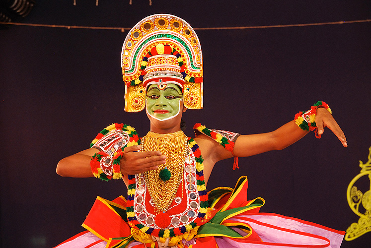 Tänzer in Kerala