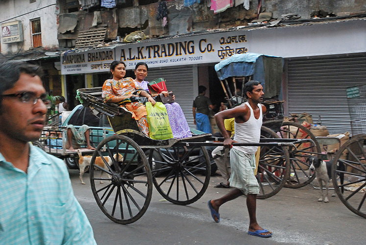 Rikshafahrer in Kolkata