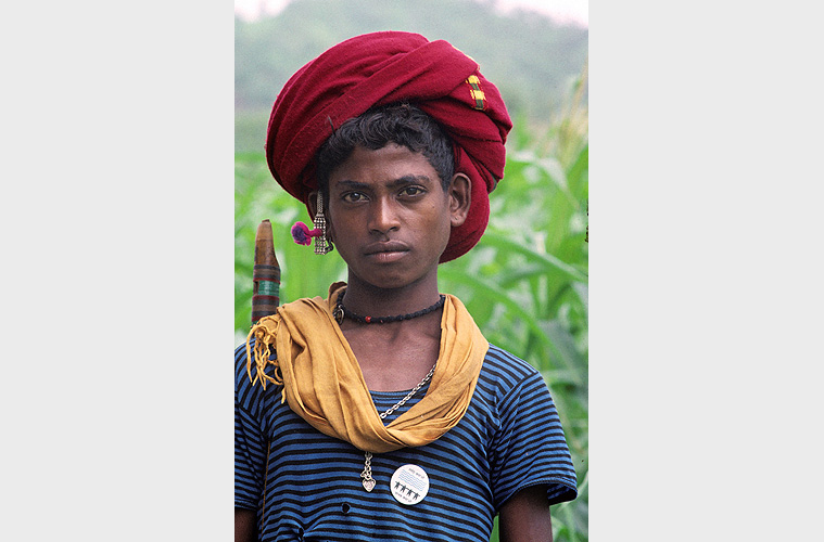  Junge vom Bhil-Volk, Madhya Pradesh 