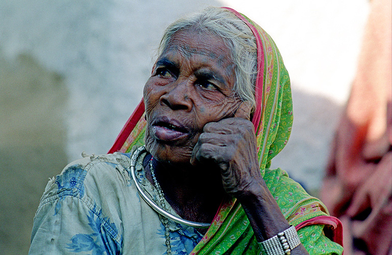  Baiga-Frau in Madhya Pradesh 