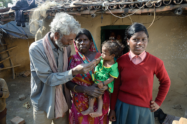 Dalit-Familie im ländlichen Bihar nahe Gaya - Dalits 01