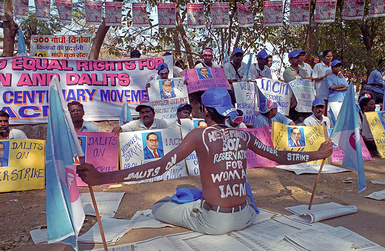 Dalits im Hungerstreik für Gleichberechtigung, Mumbai - Dalits 06