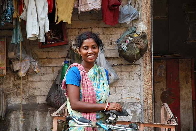 Arbeiterin in Kolkata 