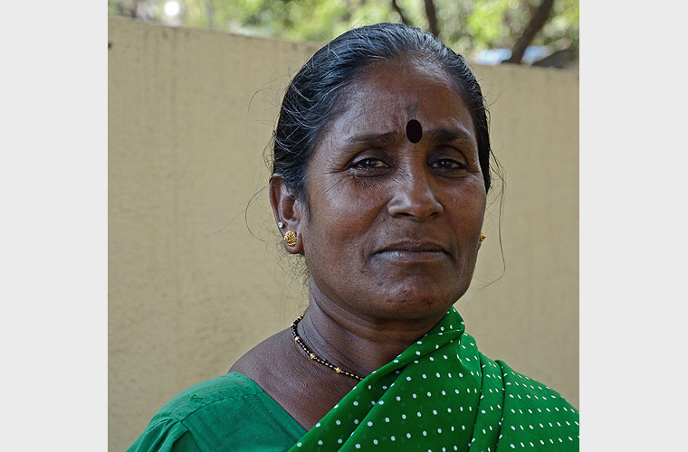 Dalit-Frau in Pune, Maharashtra