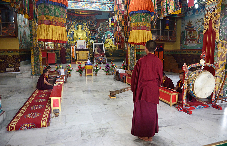 Tibetischer Tempel in Bodh Gaya, Nordindien
